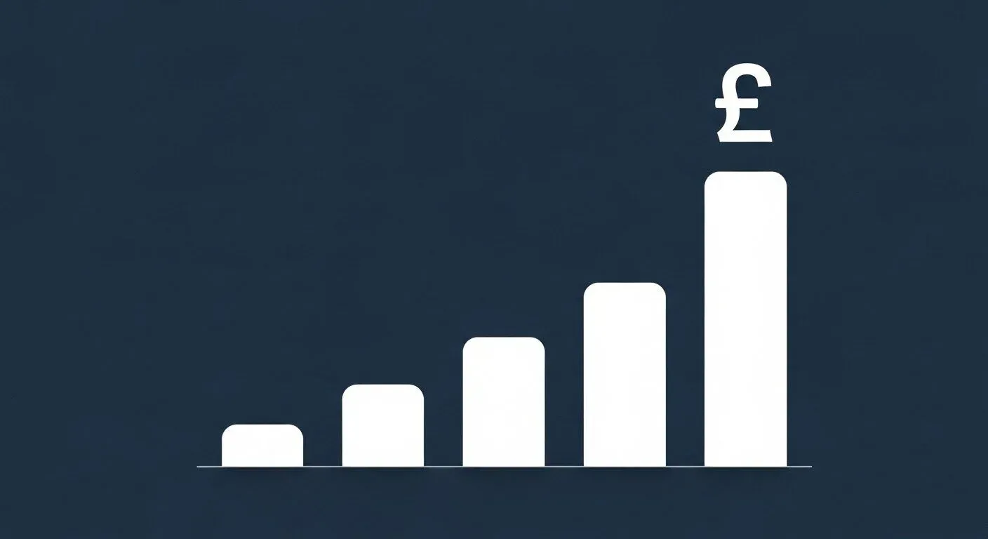 illustration showing business growth from google ads investment