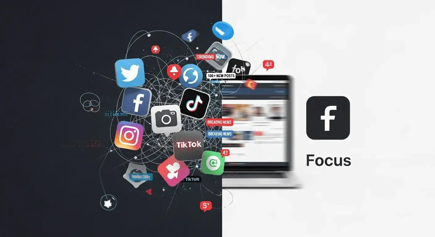 the 1-hour-a-week social media plan