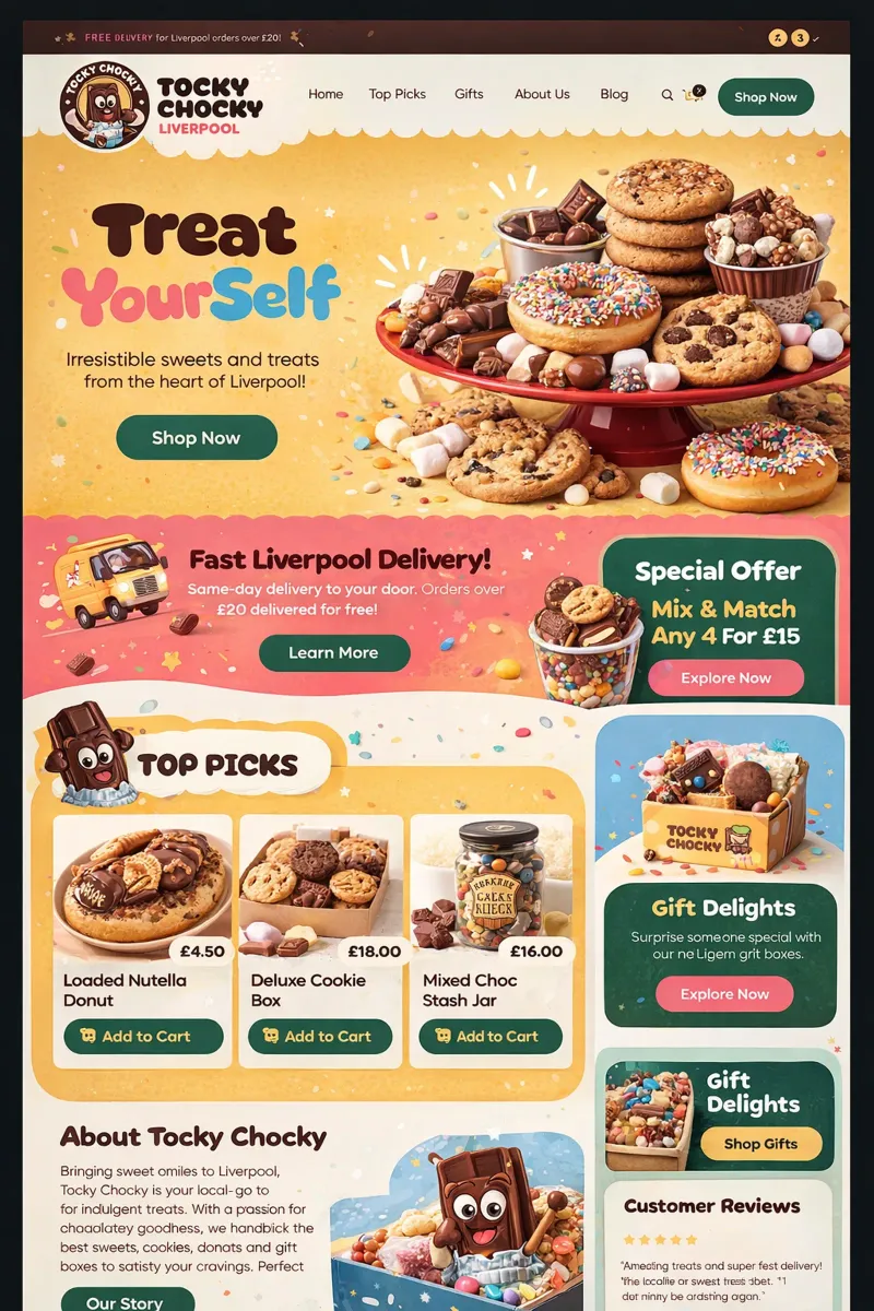 tocky chocky design mockup