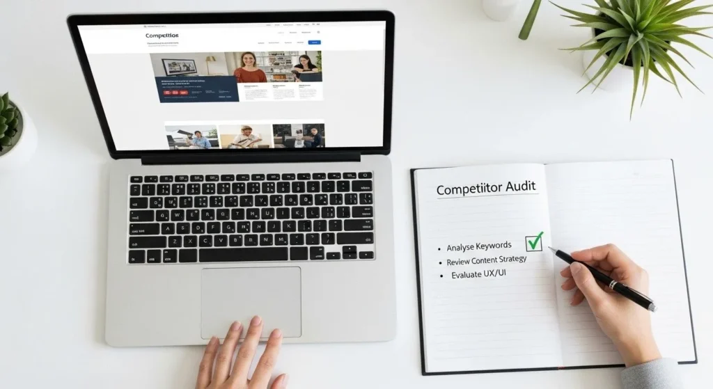 Image showing competitor analysis seo. 