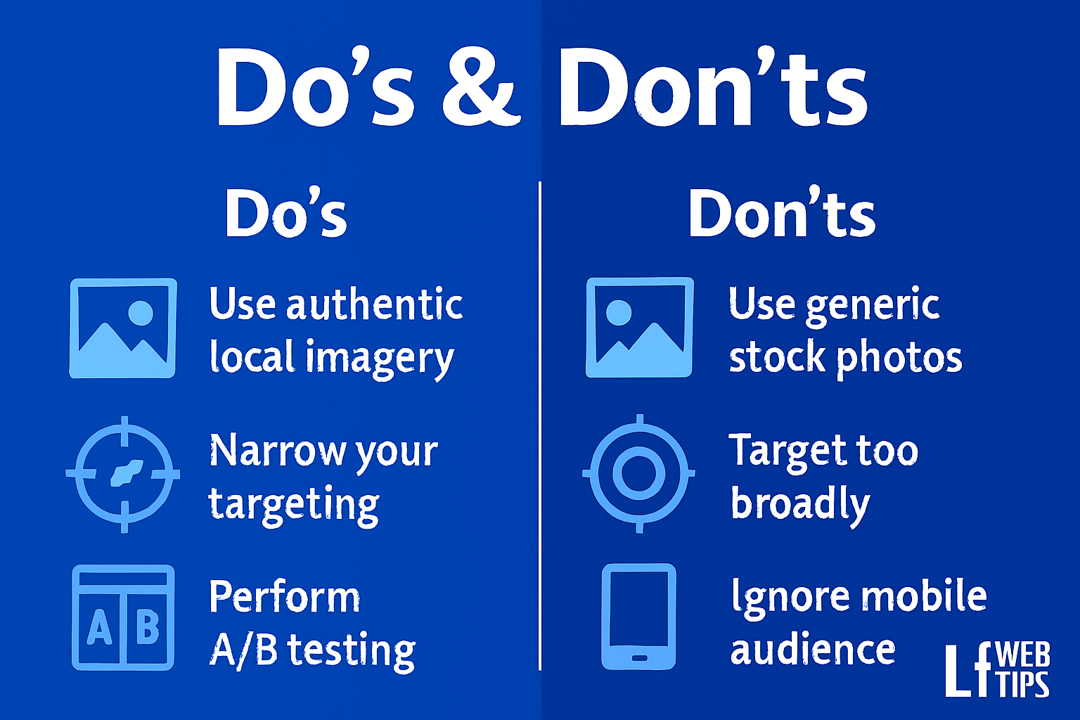 Do’s & Don’ts checklist for running Facebook Ads in Liverpool.